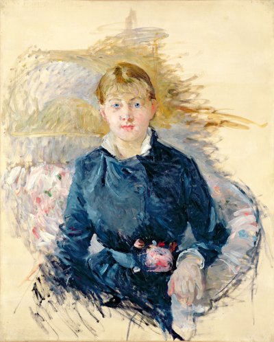 Portrait of Louise Riesener by Berthe Morisot